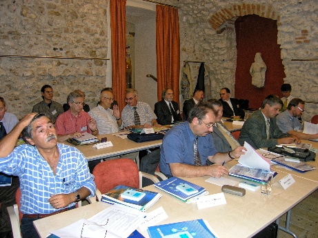 In the meeting room