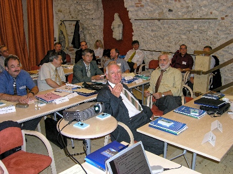 In the meeting room